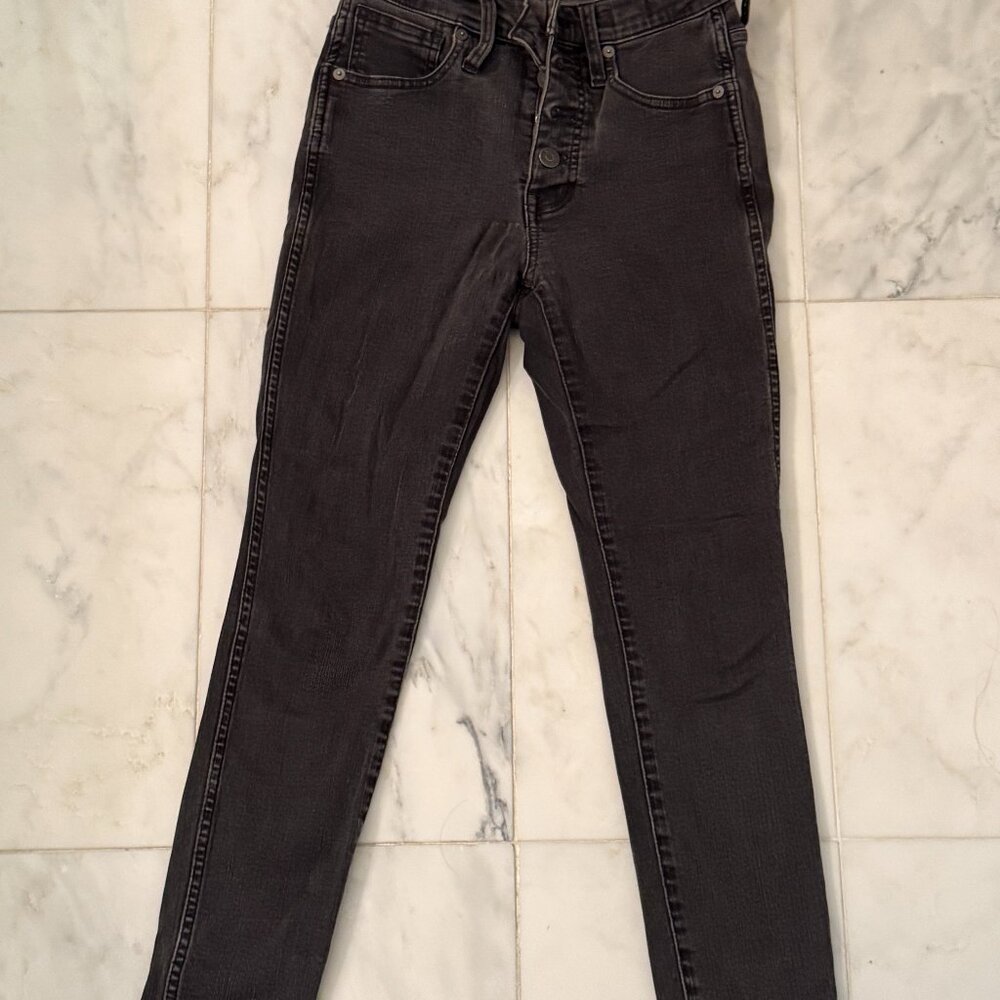 Madewell black skinny jeans